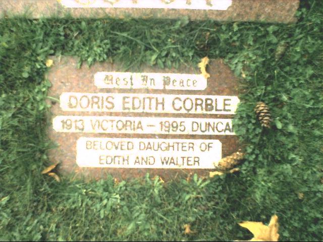 Doris Edith Corble