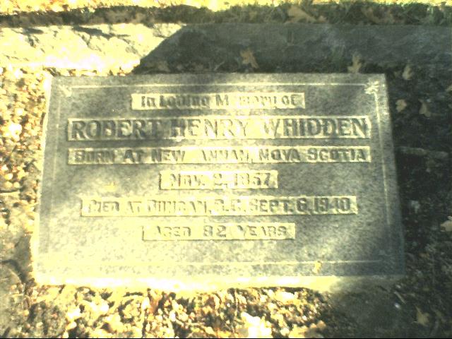 Robert Henry Whidden